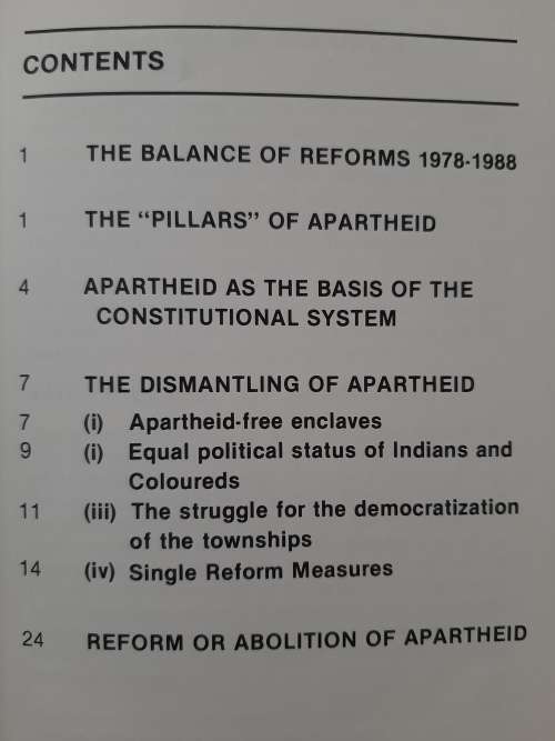 The Dismantling of Apartheid - Author: André E.A.M. Thomashausen