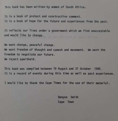 Book of Protest 1985 - Author: Denyse Smith