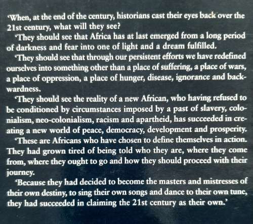 Africa: Define Yourself - Author: Thabo Mbeki