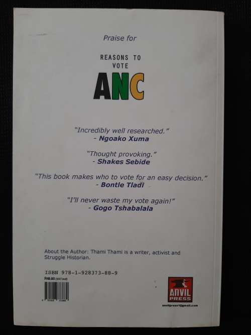 Reasons to Vote ANC - Author: Thami Thami