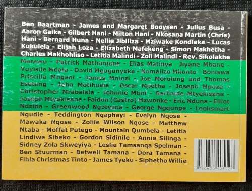 Archie Sibeko`s with Joyce Leeson Roll of Honour: Western Cape ANC Comrades 1953-1963