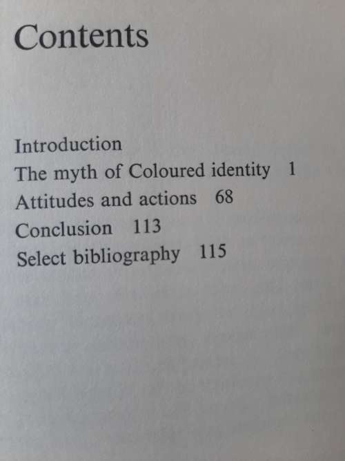 Myths & Attitudes: An inside look at the Coloured people - Auhor: R.E. van der Ross
