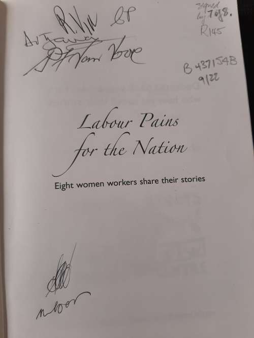 Labour Pains for the Nation - Edited: Shirley Gunn & Rachel Visser