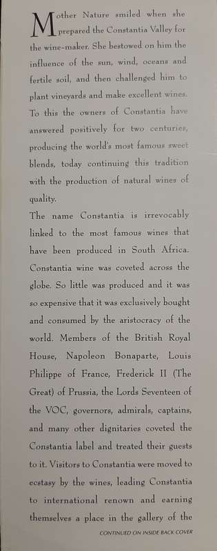 Groot Constantia 1685-1885: Its owners & occupants - Author: Matthijs P S vander Merwe