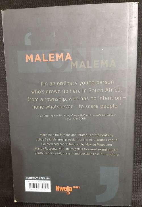 The World According to Julius Malema - Compiled & written by Max Du Preez & Mandy Rossouw