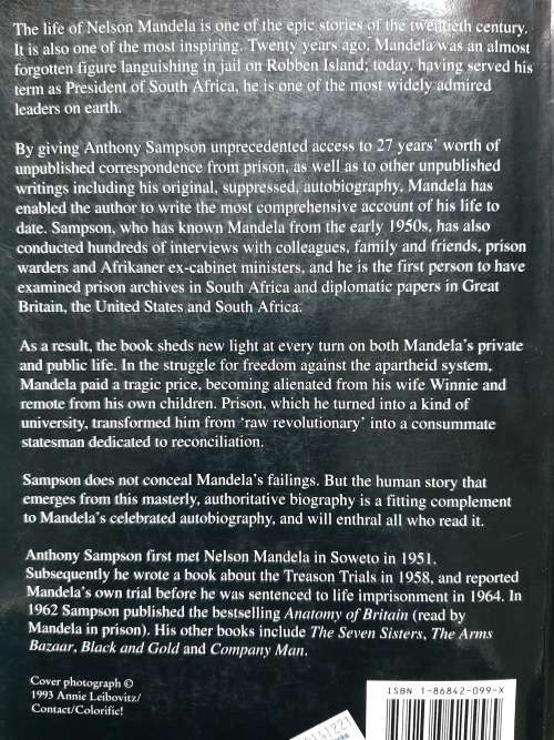 Mandela: The Authorised Biography - Author: Anthony Sampson