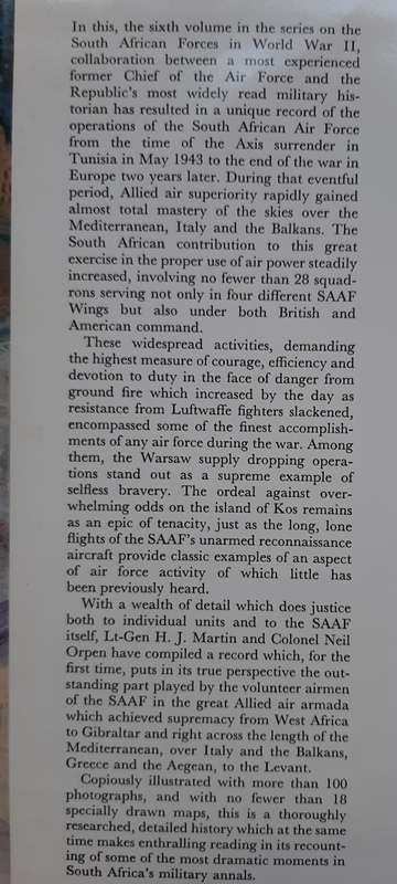 Eagles Victorious - Author: Lt-Gen H.J. Martin & Col Neil D. Orpen