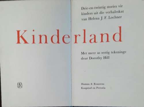 Kinderland - Helena J F Lochner