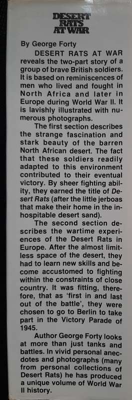 Desert Rats at War: North Africa Europe - Author: George Forty