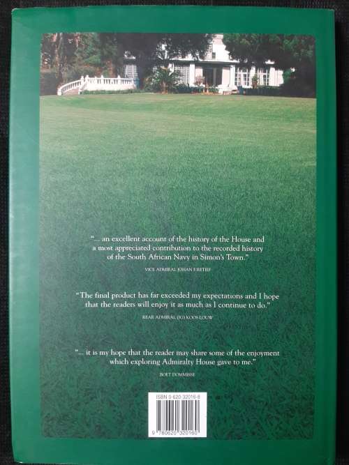 Admiralty House Simon`s Town - Author: Boet Dommisse
