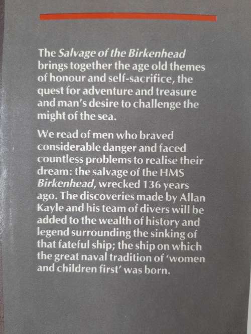 Salvage of the Birkenhead - Author: Allan Kayle