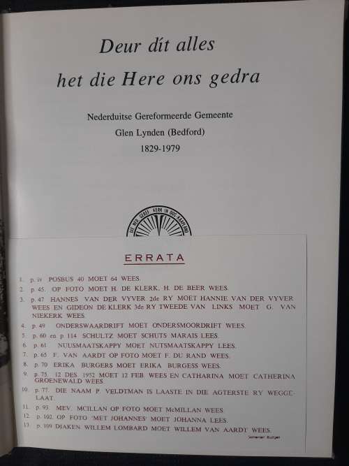 Deur dit alles het die Here ons gedra - Author: Gerdrie van der Merwe
