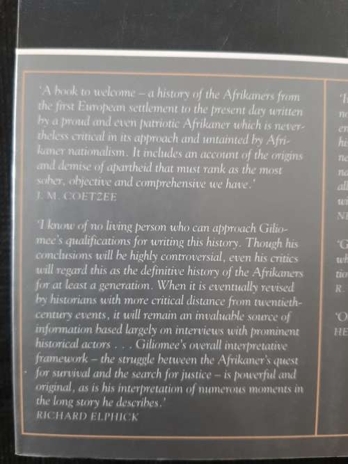 The Afrikaners: Biography of a People - Author: Hermann Giliomee