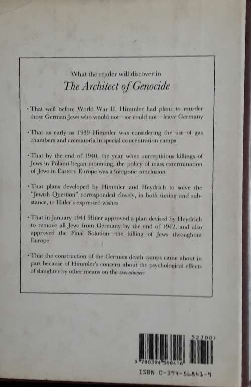 The Architect of Genocide - Richard Breitman