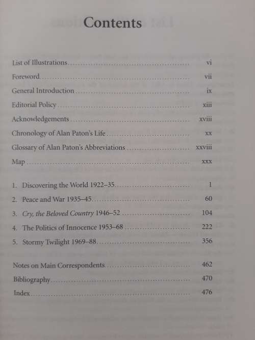 Alan Paton, Selected Letters - Edited & Introduced by Pater F. Alexander