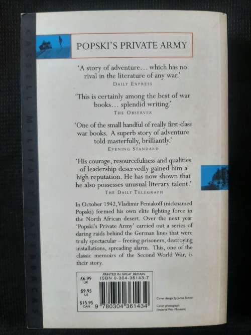 Popski`s Private Army - Author: Vladimir Peniakoff