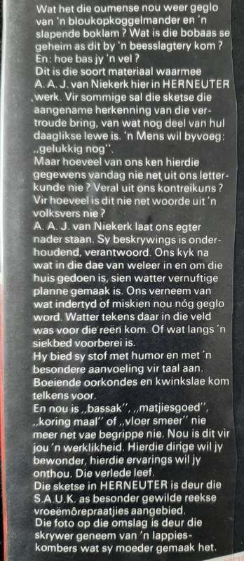 Herneuter - Author: A.A.J. van Niekerk