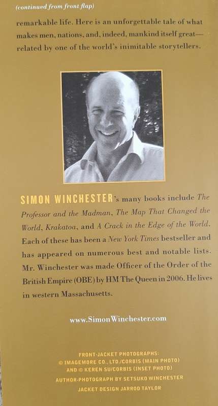 The Man Who Loved China - Author: Simon Winchester