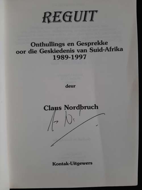 Reguit - Author: Claus Nordbruch