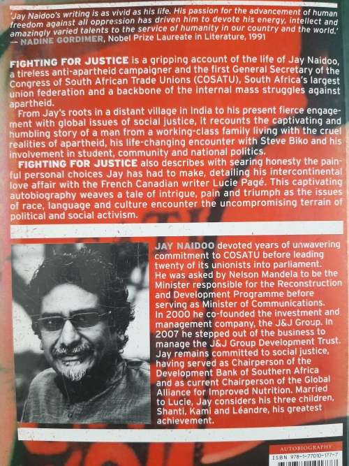 Fighting for Justice: A Lifetime of Political & Social Activism - Author: Jay Naidoo