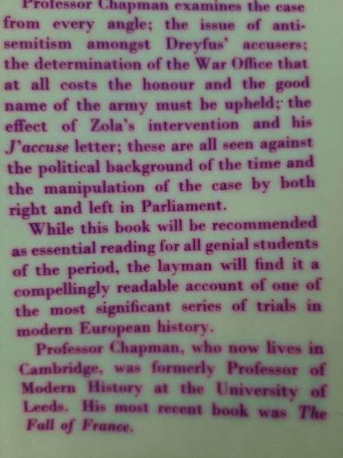 The Dreyfus Trials - Author: Guy Chapman
