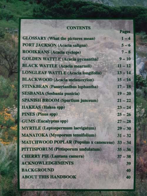 The Alien Clearing Handbook for the Western Cape - Author: Jeremy Croudace