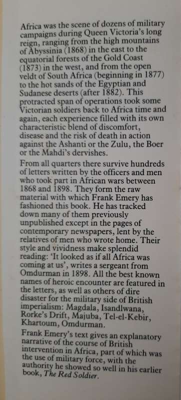 Marching Over Africa: Letters from Victorian Soldiers  - Author: Frank Emery