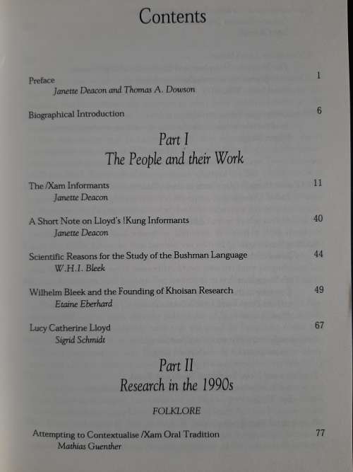 Voices From The Past: The Khoisan Heritage Series - Edited: Janette Deacon & Thomas A. Dowson