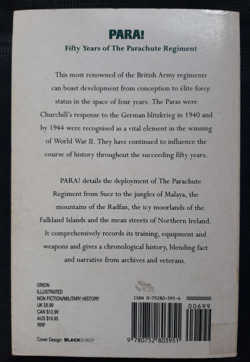 Para! ~ 50 Years of the Parachute Regiment - Author: Peter Harclerode