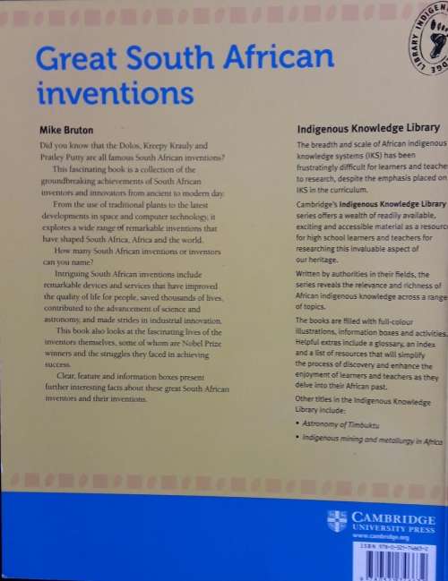 Great South African Inventions - Cambridge