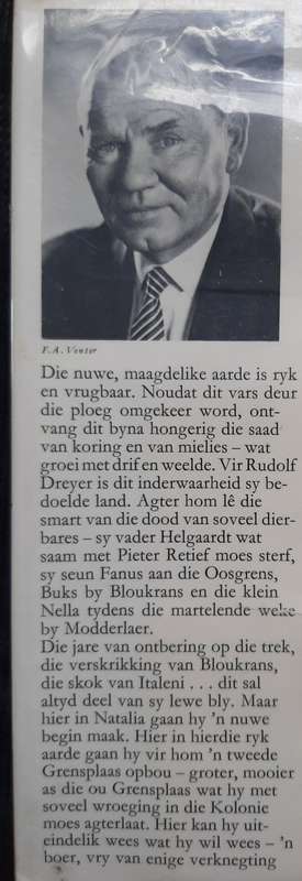 Bedoelde Land - Author: F.A. Venter
