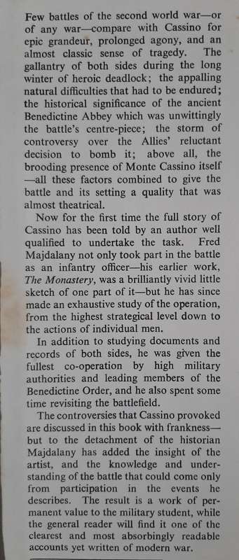 Cassino: Portrait of a Battle - Author: Fred Majdalany