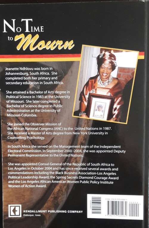 No Time To Mourn - Jeanette Ndhlovu