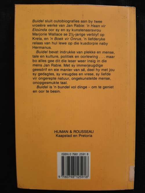 Buidel By Jan Rabie