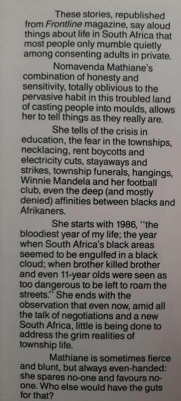 Beyond the Headlines: Truths of Soweto Life By Nomavenda Mathiane