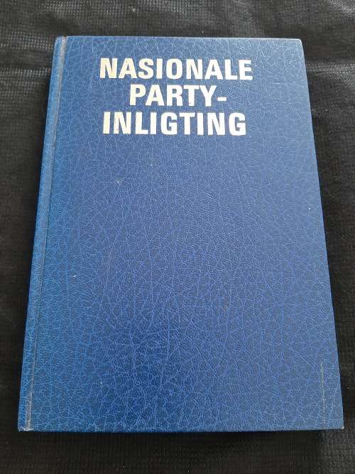Nasionale Party-Inligting Compiled by The Federal Information Service of the National Party
