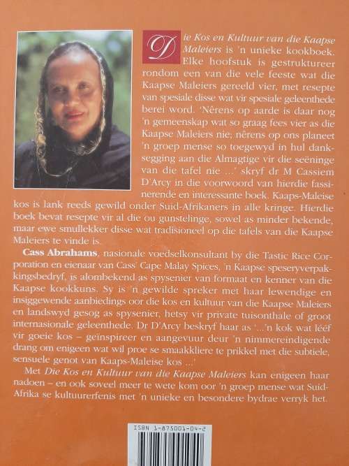 Die Kos & Kultuur van die Kaapse Maleiers By Cass Abrahams
