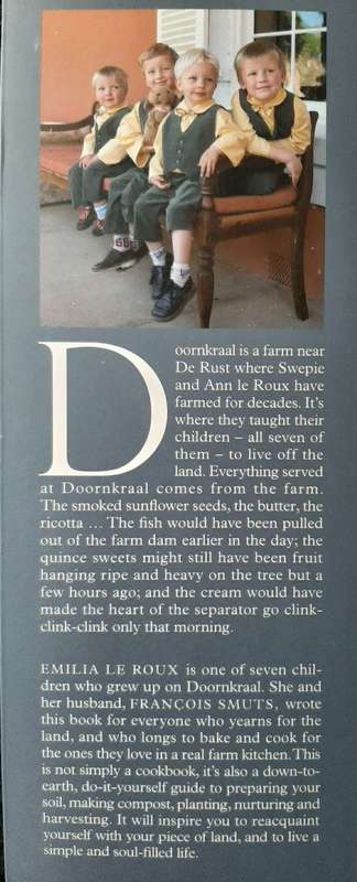 A Farm in my Heart: From the yard to the pantry & the table By Emilia Le Roux & François Smuts