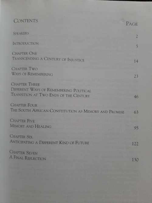 Transcending a Century of Injustice Edited by Charles Villa-Vicencio