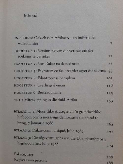 Duskant Die Geskiedenis By Frederik van Zyl Slabbert