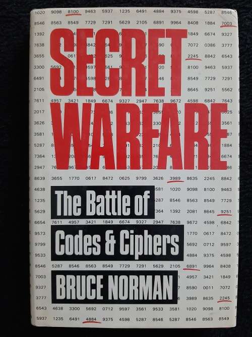 Secret Warfare: The Battle of Codes & Ciphers By Bruce Norman