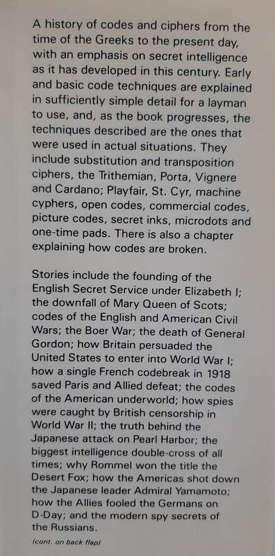 Secret Warfare: The Battle of Codes & Ciphers By Bruce Norman