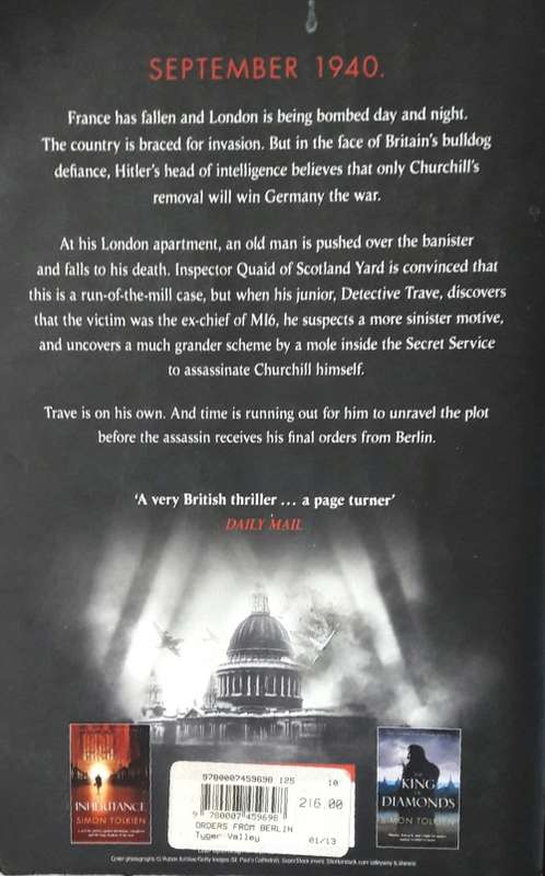 Orders From Berlin - Simon Tolkien
