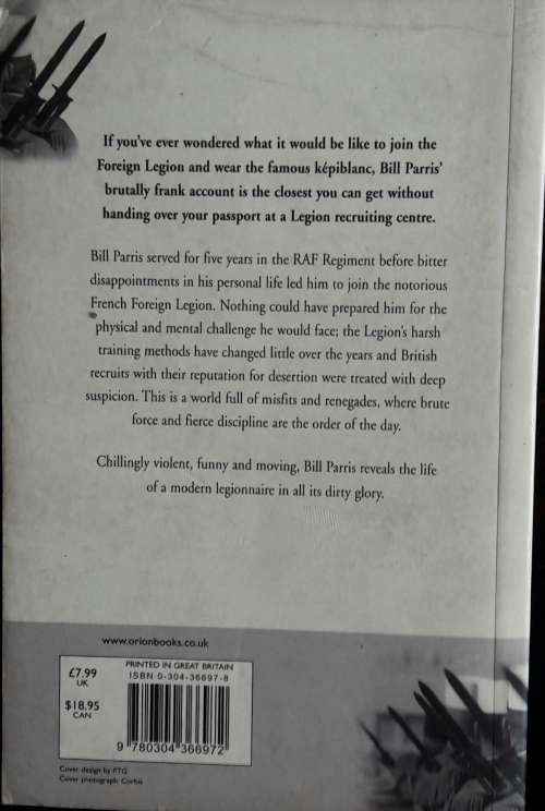 The Making of A Legionnaire - Bill Parris
