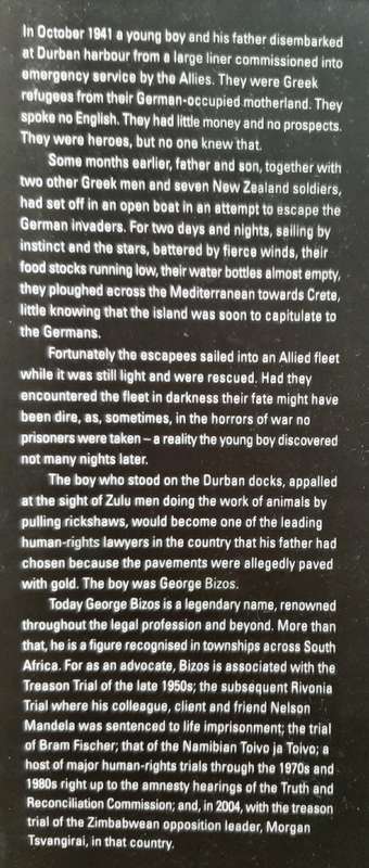 Odyssey of Freedom By George Bizos