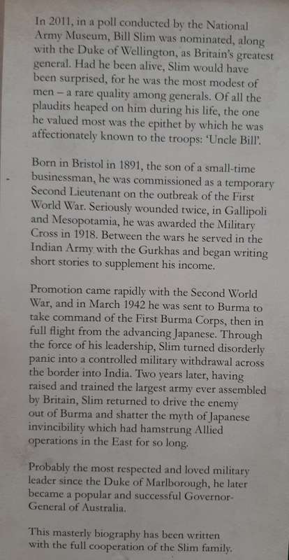 Uncle Bill:The authorised biography of Field Marshal Viscount Slim By Russell Miller
