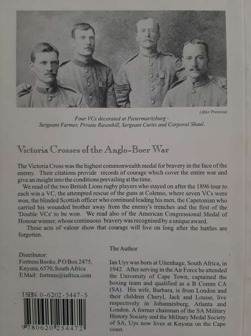 Victoria Crosses of the Anglo-Boer War By Ian Uys