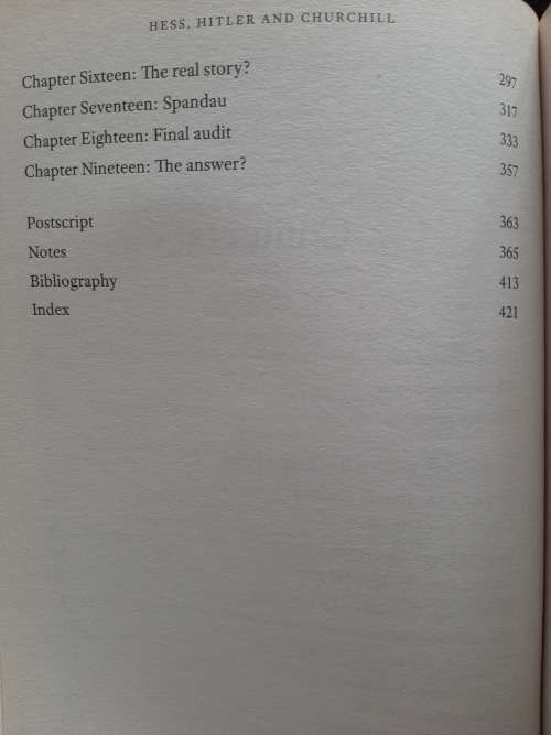 Hess, Hitler & Churchill By Peter Padfield