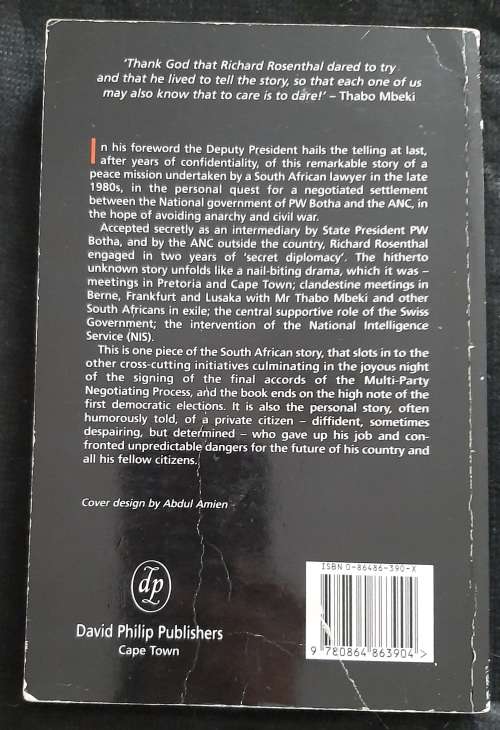 Mission Improbable: A Piece of the South African Story By Richard Rosenthal