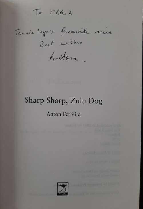 Sharp, Sharp Zulu Dog By Anton Ferreira